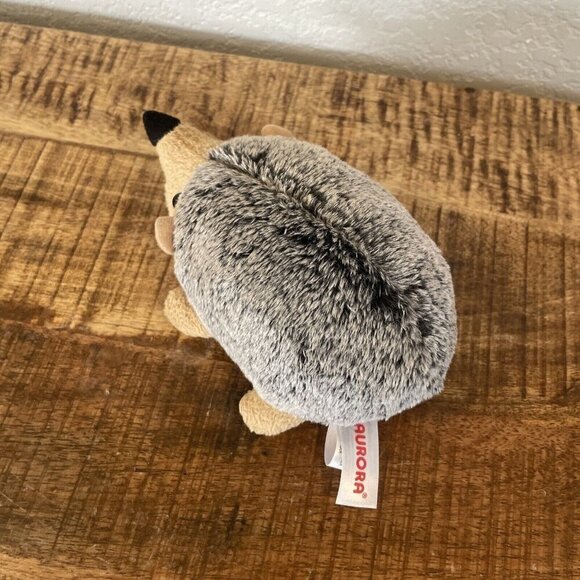 Aurora Hedgehog Plush Stuffed Animal Plushie 6” Realistic Stuff Animal Toy - Picture 4 of 8